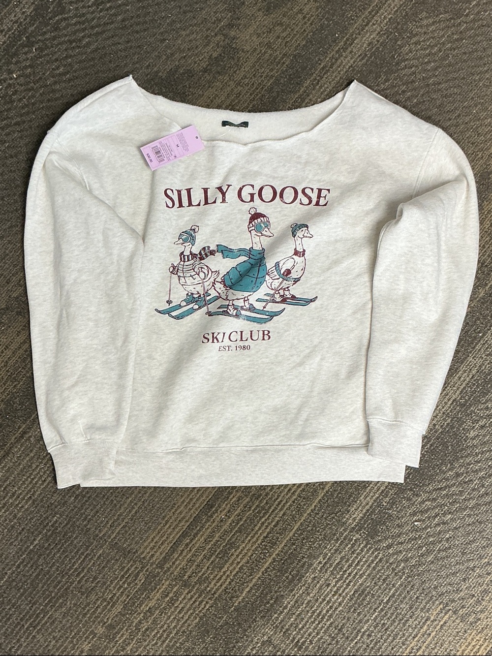 wild fable Cream 'Silly Goose' Ski Club Graphic Sweatshirt